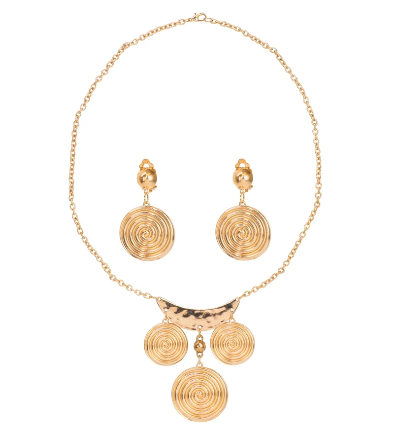 Romeinse ketting en oorbellen set