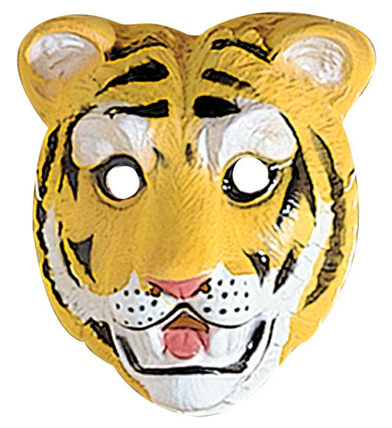 Tijger masker kind plastic