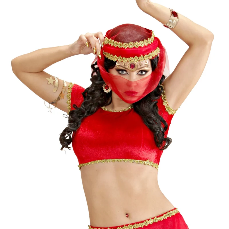Buikdanseres hoofdbedekking Haremdanseres
