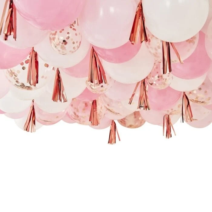 Plafondballonnen Met Kwastjes