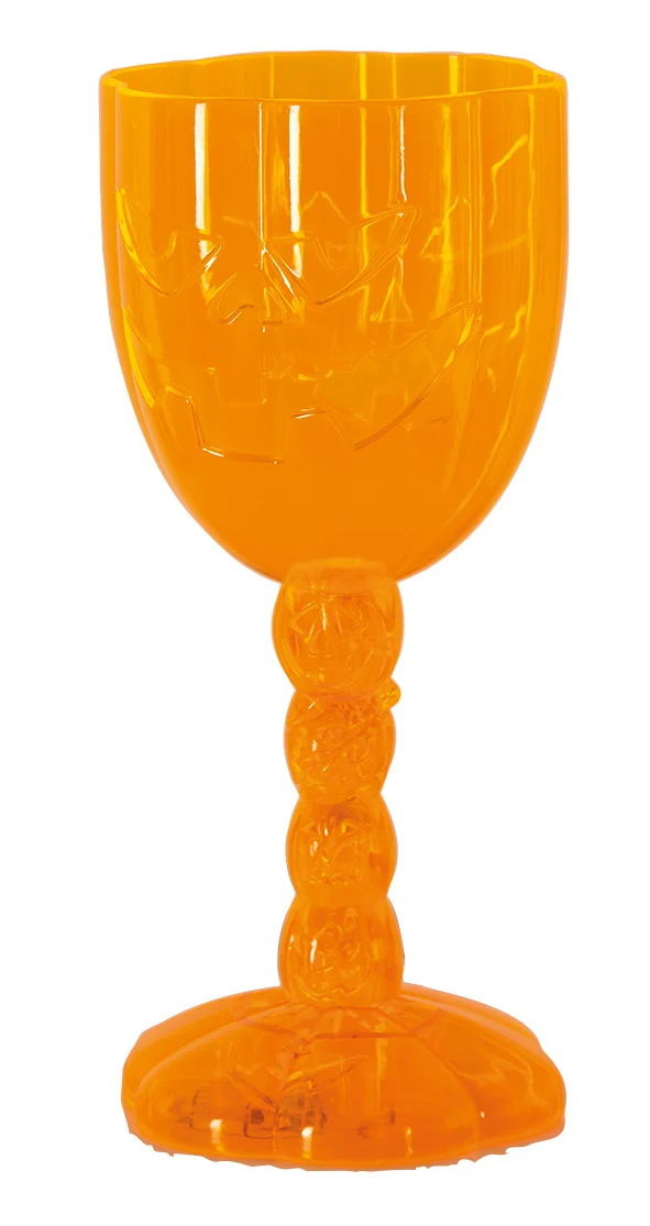 Halloween Wijnglas Oranje