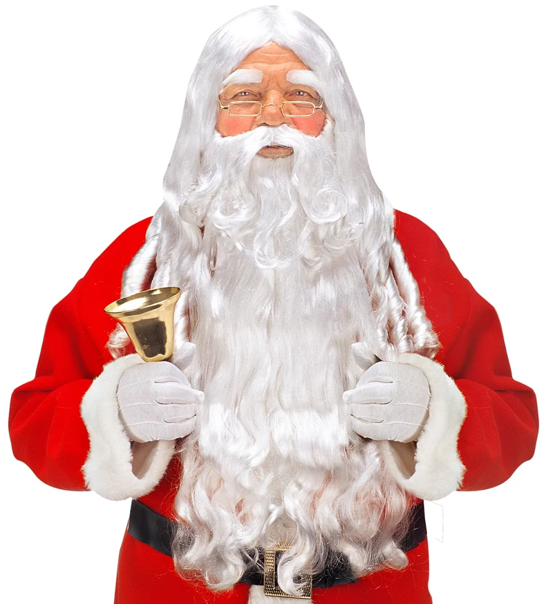 Kerstman baard set deluxe
