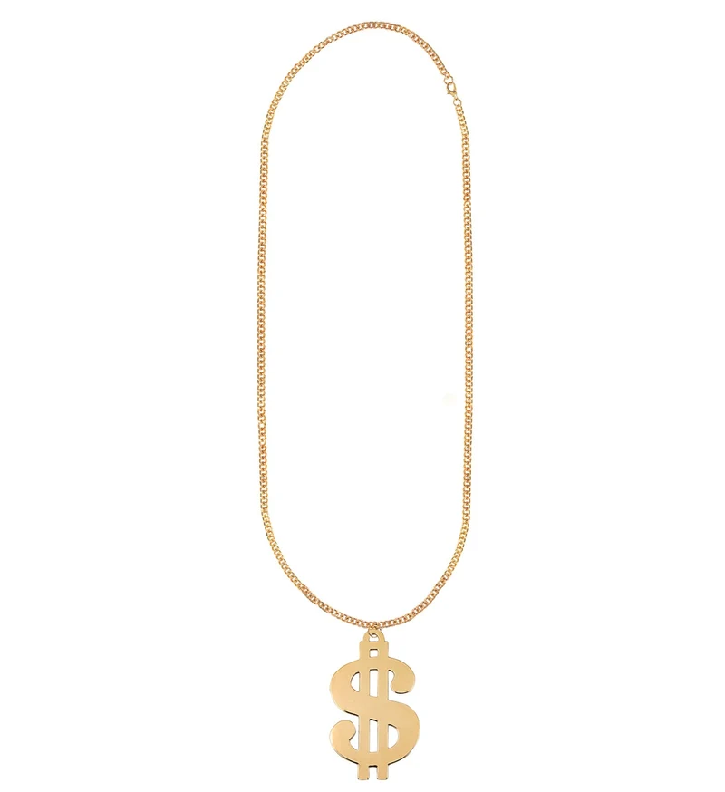 Dollar ketting goud gangster