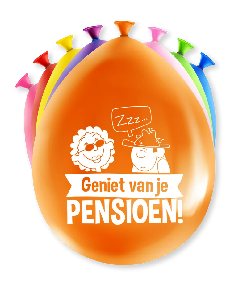 Party ballonnen Pensioen Mix Kleuren