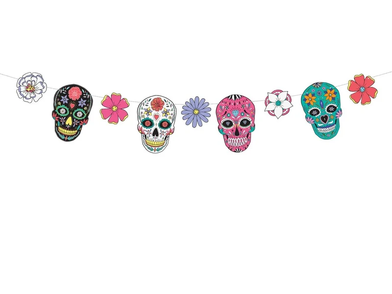 Slinger Dia De Los Muertos Doodshoofden