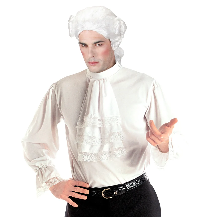 Mozart blouse wit met jabot