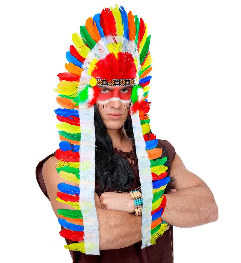 Verentooi indiaan multikleuren extra groot