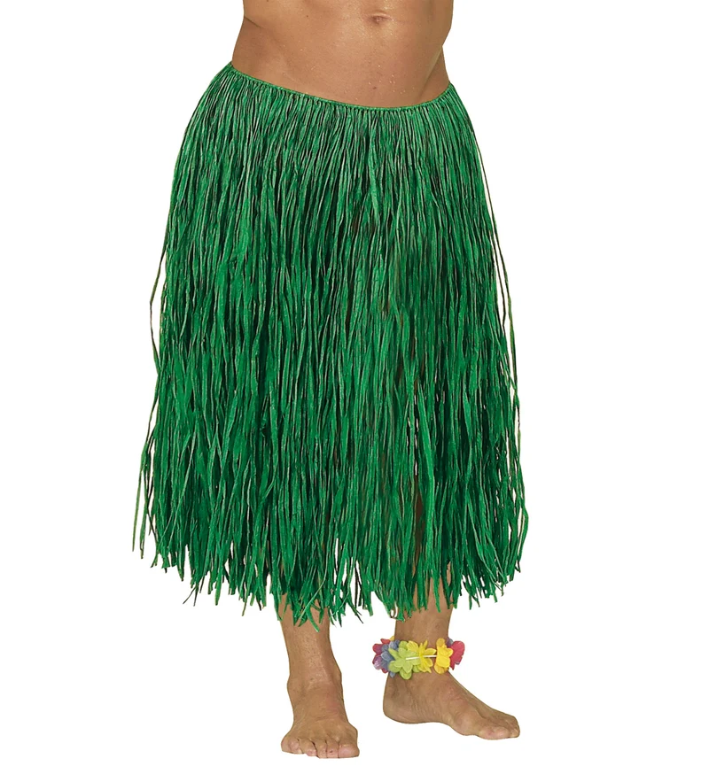 Hawaiirokje groen lang