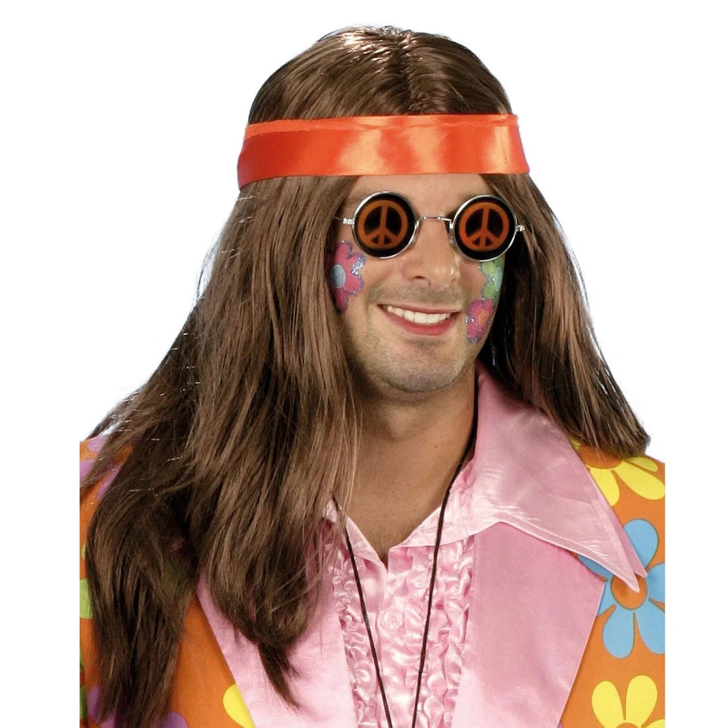 Hippie pruik Brian