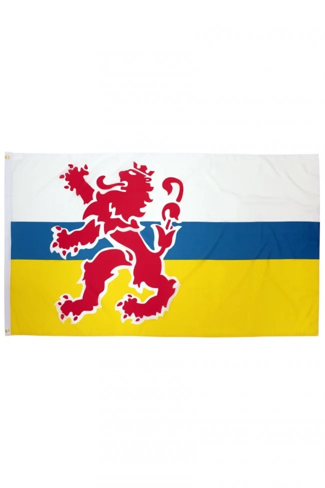 Vlag Limburg met leeuw