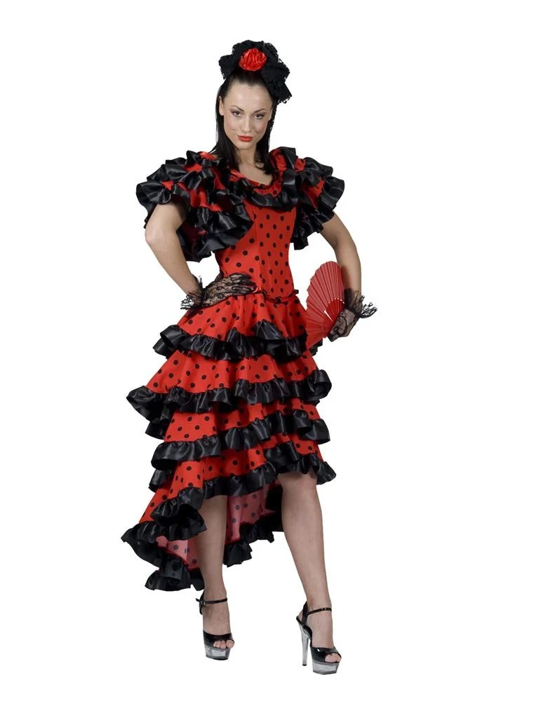 Spaanse Flamenco jurk Elvita dames