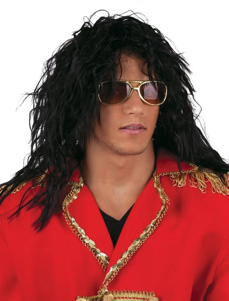 Pruik popster king of pop