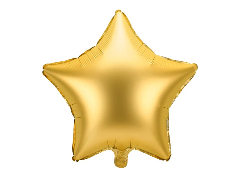 Folieballon ster goud Satijn 48cm