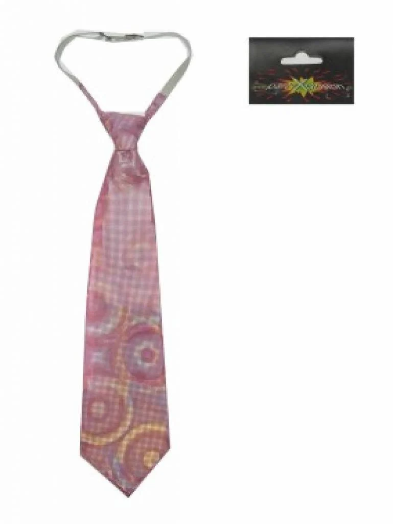 Stropdas roze hologram