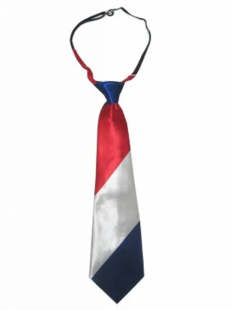 Stropdas Nederland rood/wit/blauw