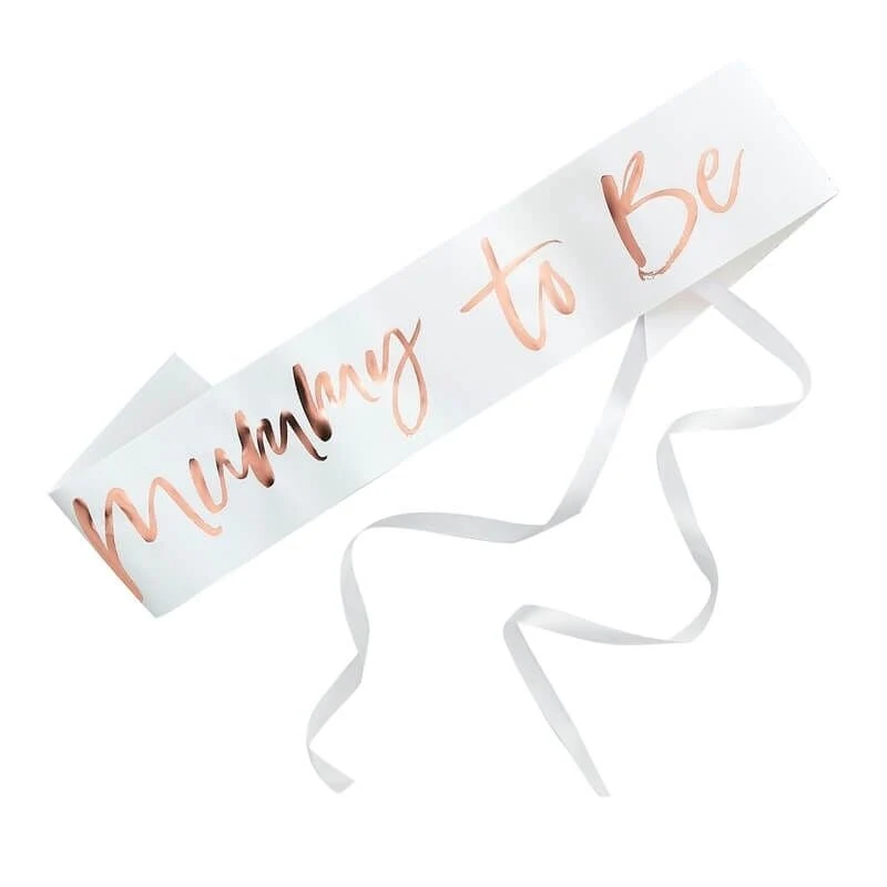 Sjerp 'Mummy to be' Rosegoud Babyshower