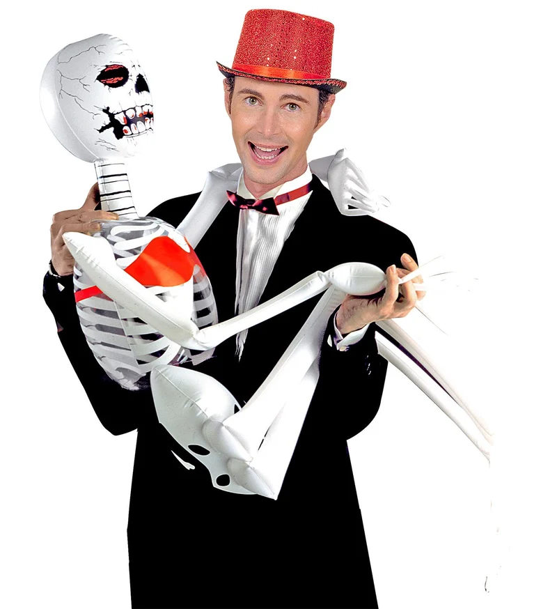 Opblaasbaar skelet 183cm