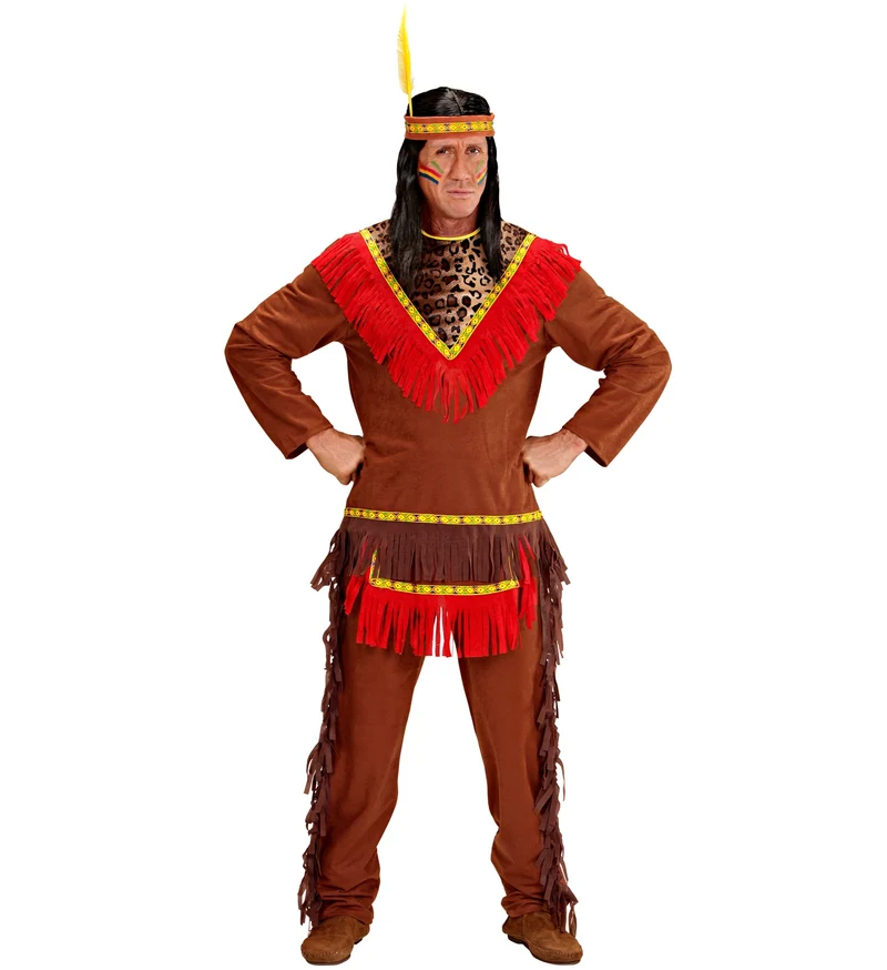 Indianen kleding Bully heren