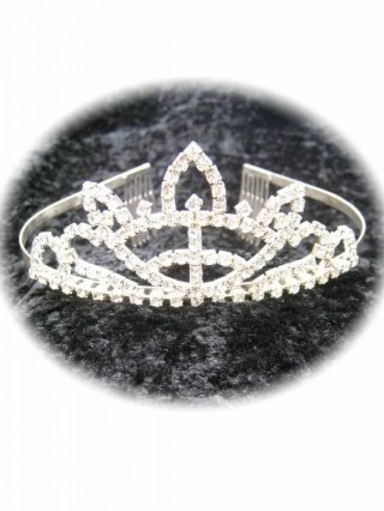 Diadeem kroontje met Strass steentjes