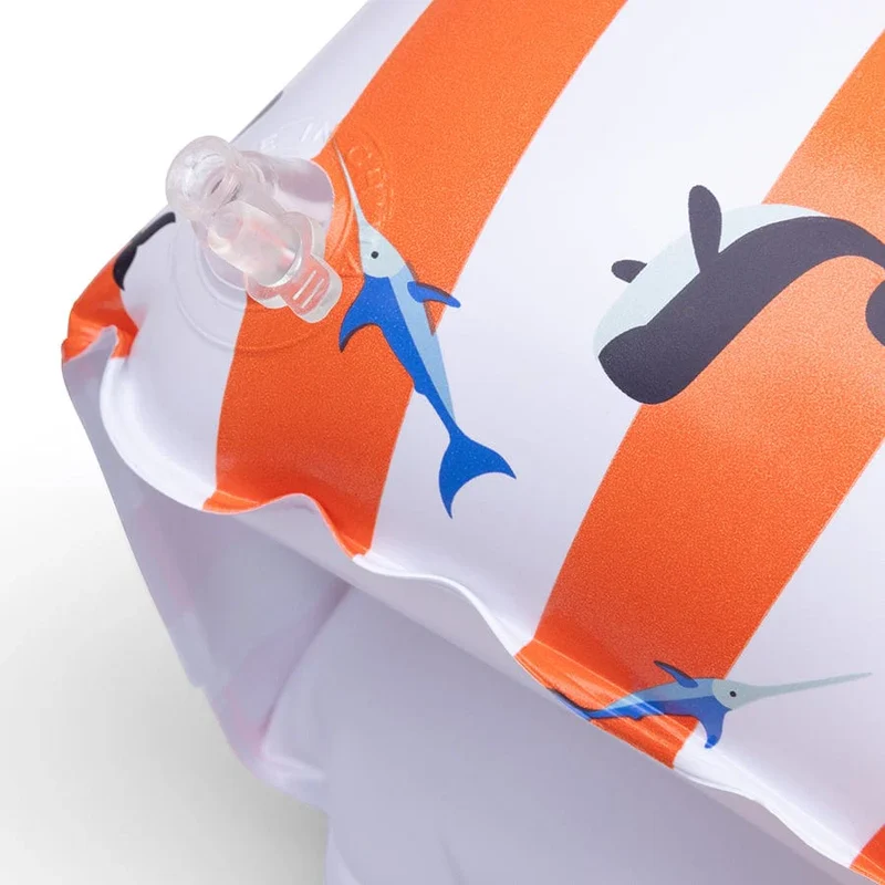 Walvis Baby Zwembandjes Rood Wit (0-2 Jaar)