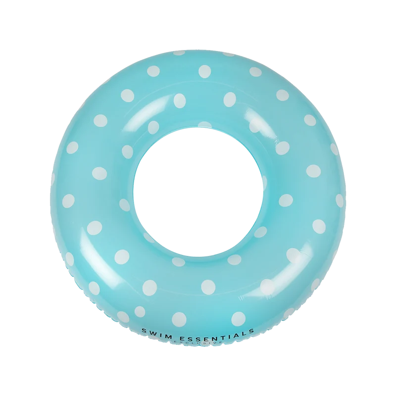 Zwemband Blauw met Witte stippen (90cm)