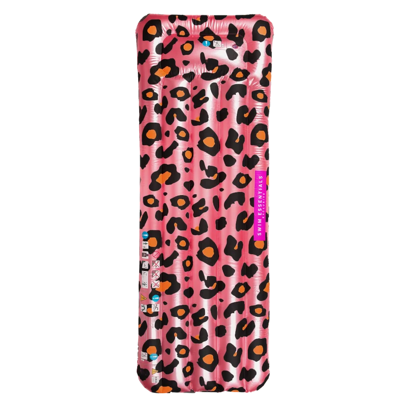 Luxe Luchtbed Panterprint Rose Goud