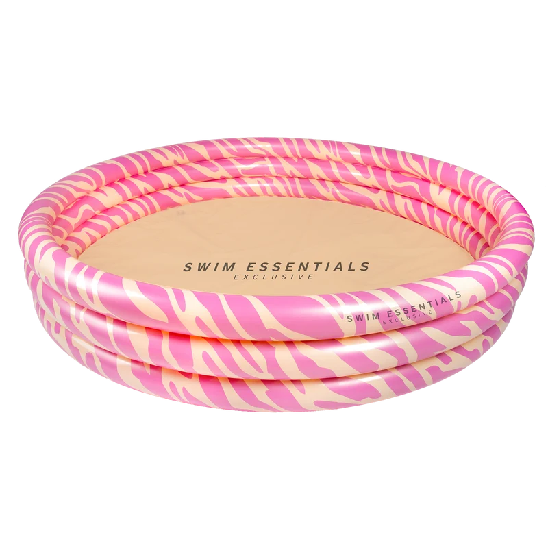 Kinderzwembad Zebra Roze Groot (150cm)