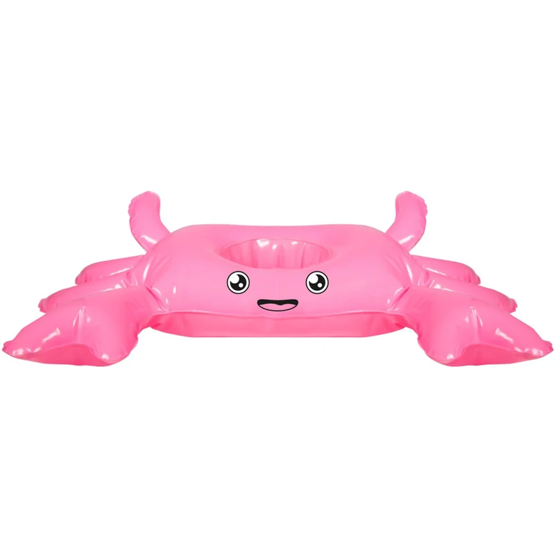 Opblaasbare Drankhouder Krab Roze