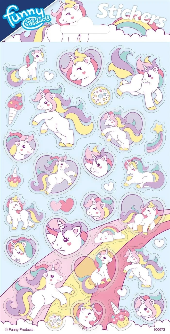 Stickervel Unicorn