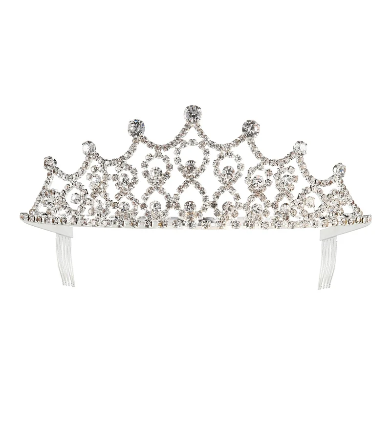 Tiara koningin met strass