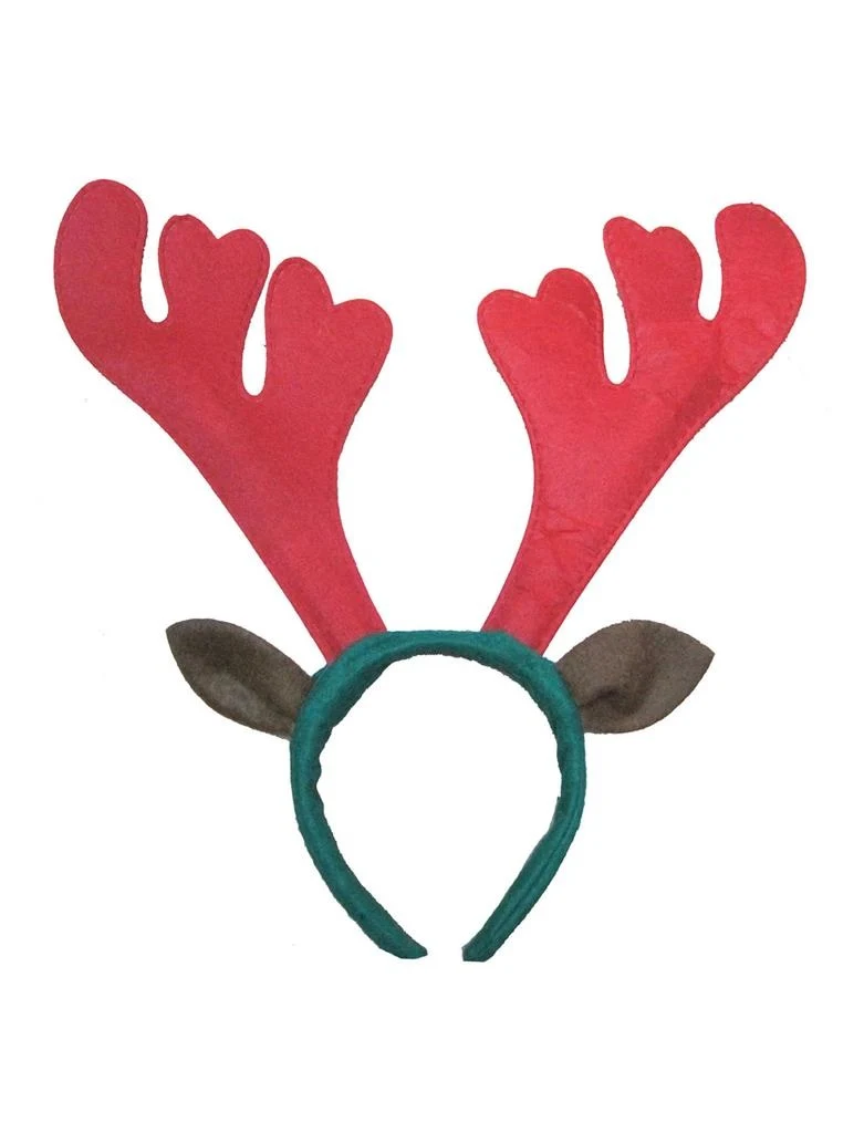 Diadeem rendier rood