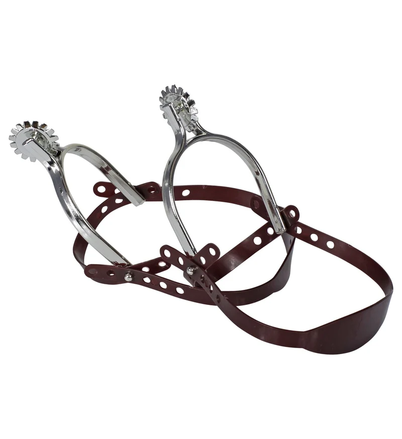 Zilveren sporen cowboy luxe