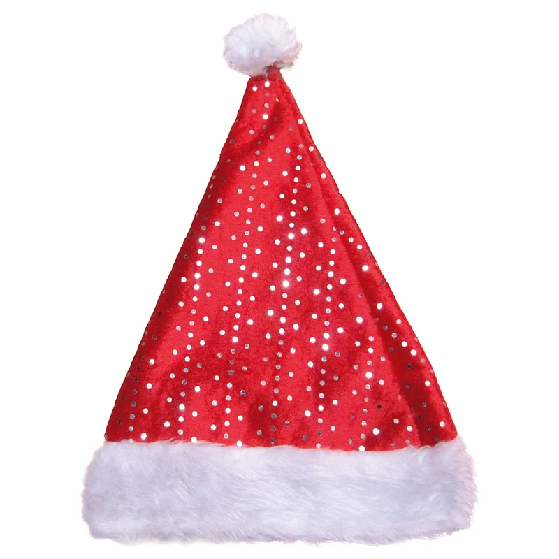 Kerstmuts met glitters