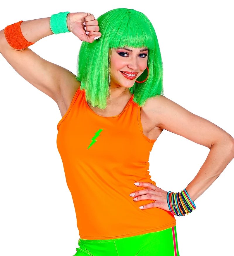 Neon oranje shirt dames