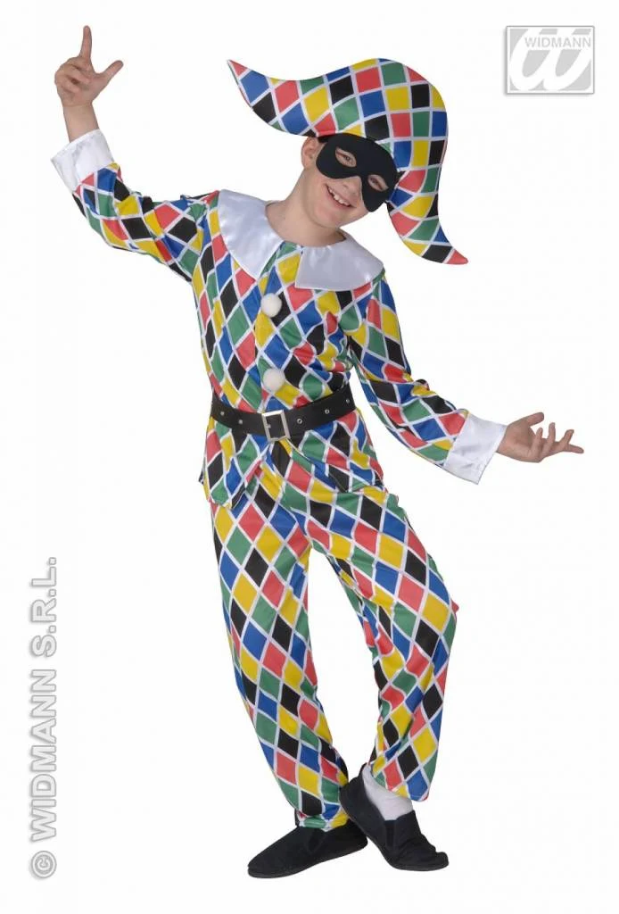 Harlekijn carnavalspak kind