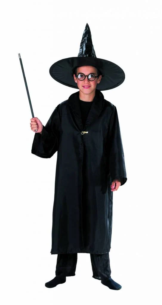 Tovenaar cape zwart Harry kind