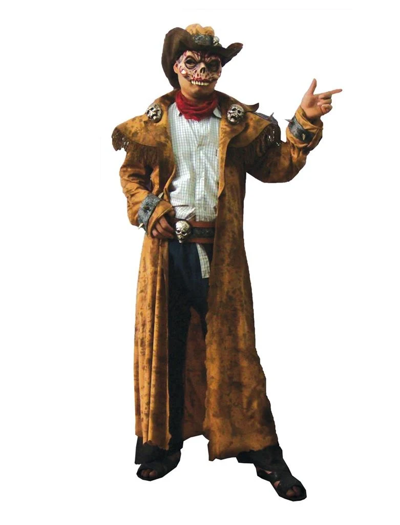 Zombie cowboy kleding kinderen