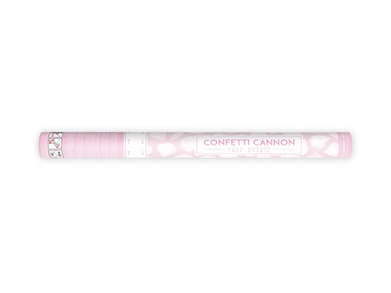 Confetti Kanon Rozenblaadjes wit 60cm