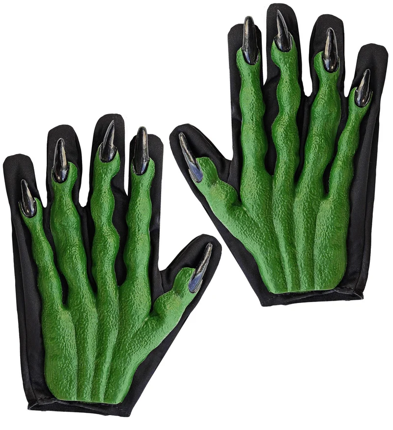 Heksen handschoenen groen