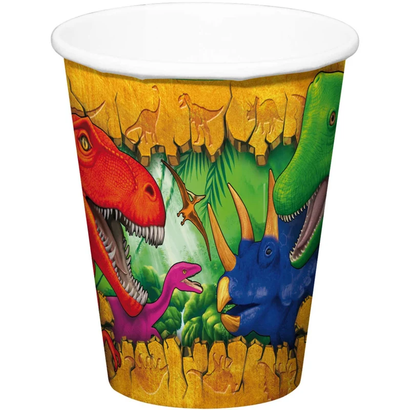 Feestbekers Dinosaurus (6st)