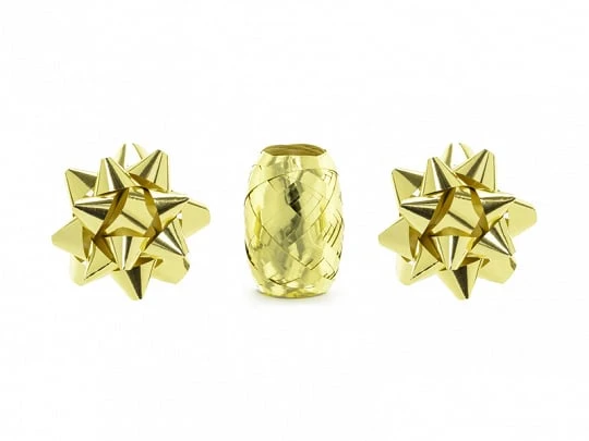 Set Lint en Rozetten Metallic Goud
