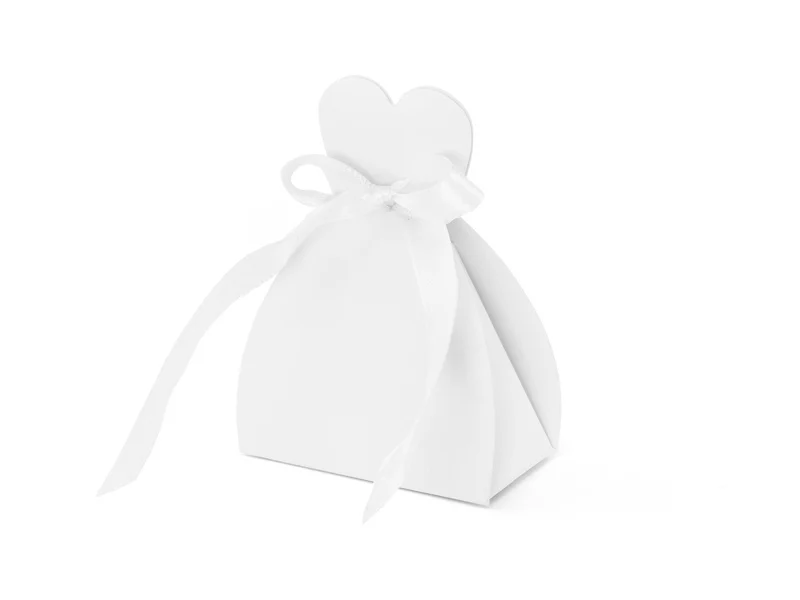 Bruiloft geschenkdoosjes wit (10st)