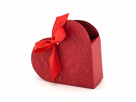 Cadeaudoosjes Hart Rood (10st)