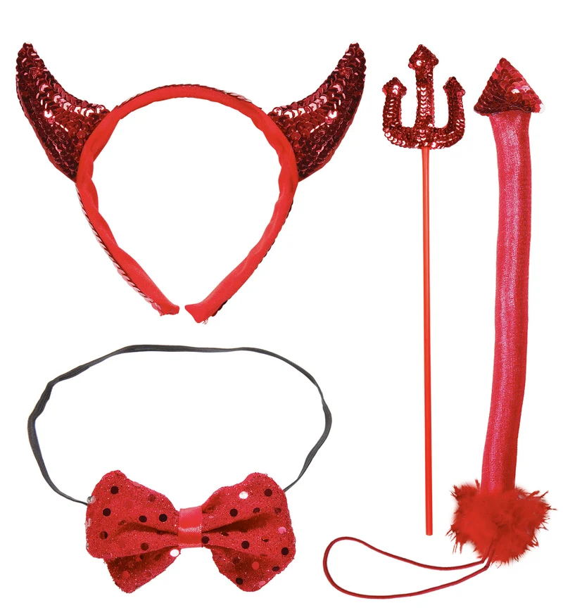 Duivel set rood compleet