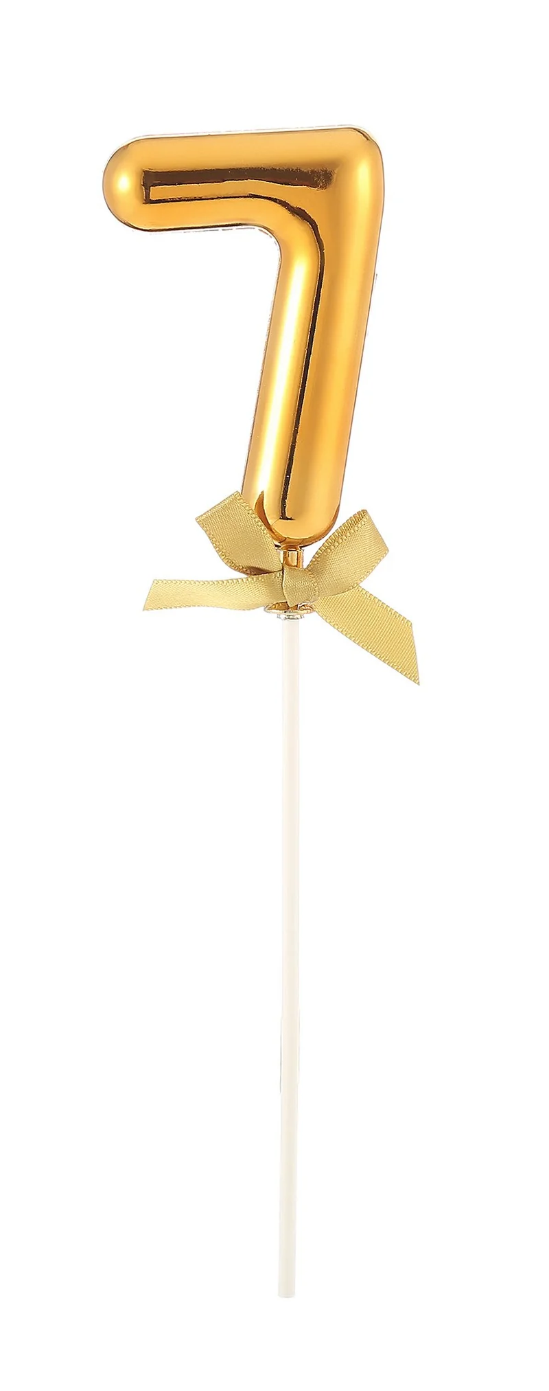 Taart Topper cijfer 7 Goud