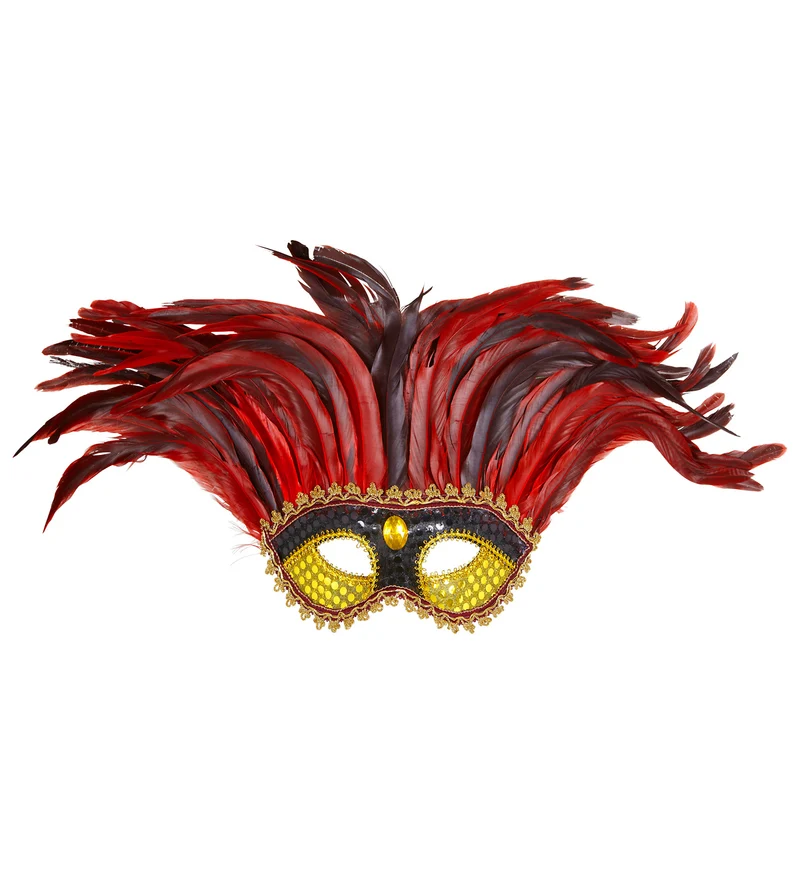 Venetiaans verenmasker rood