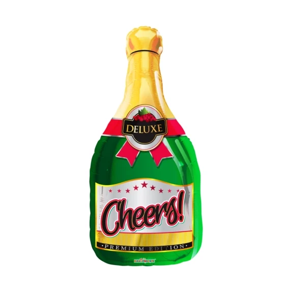 Folieballon Champagne Fles - 91,4cm