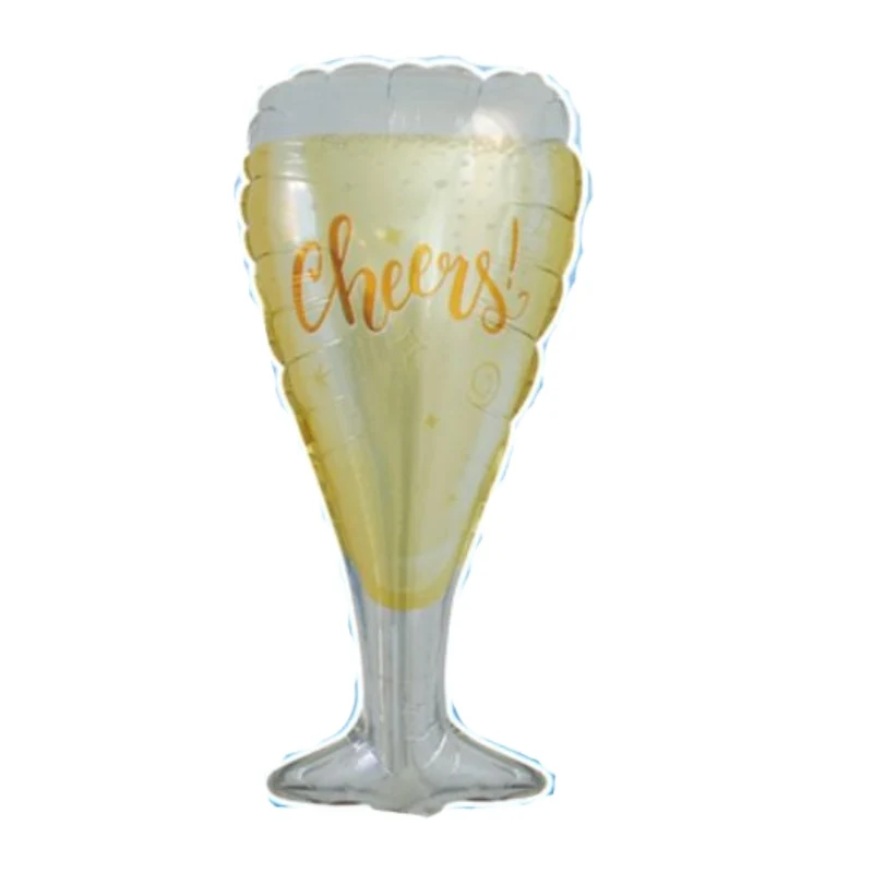 Folieballon Champagne Glas - 84cm