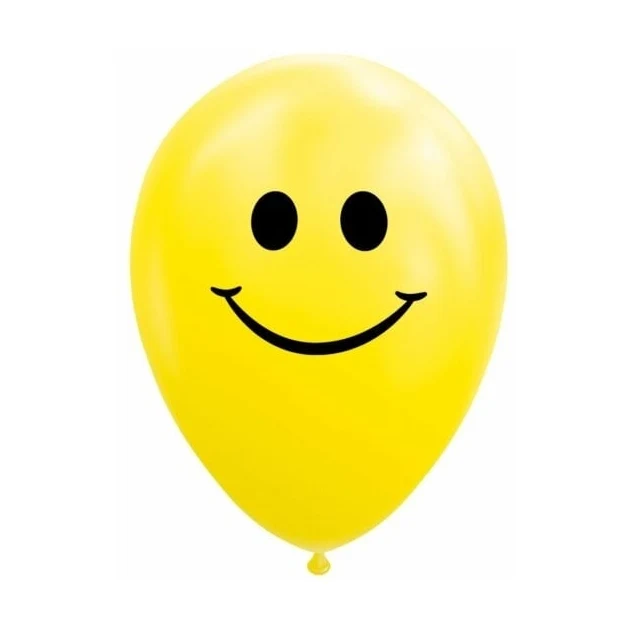 Ballonnen Smiley - 8 stuks - 30cm