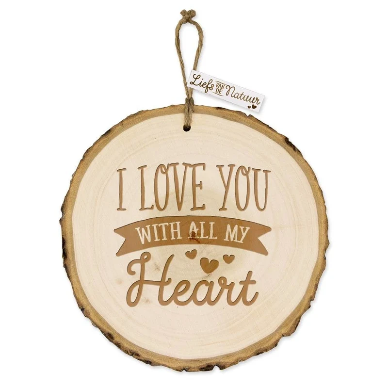 Boomschijf Hanger I love you